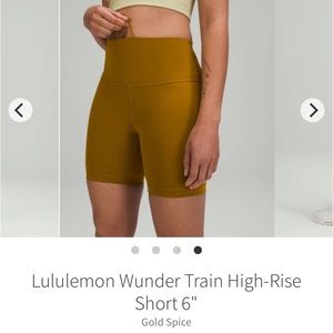 Lululemon Wunder Train Shorts